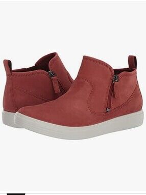 ECCO Women's Soft 7 Low Bootie In Cayebne Nubuck Size 10 - 10.5